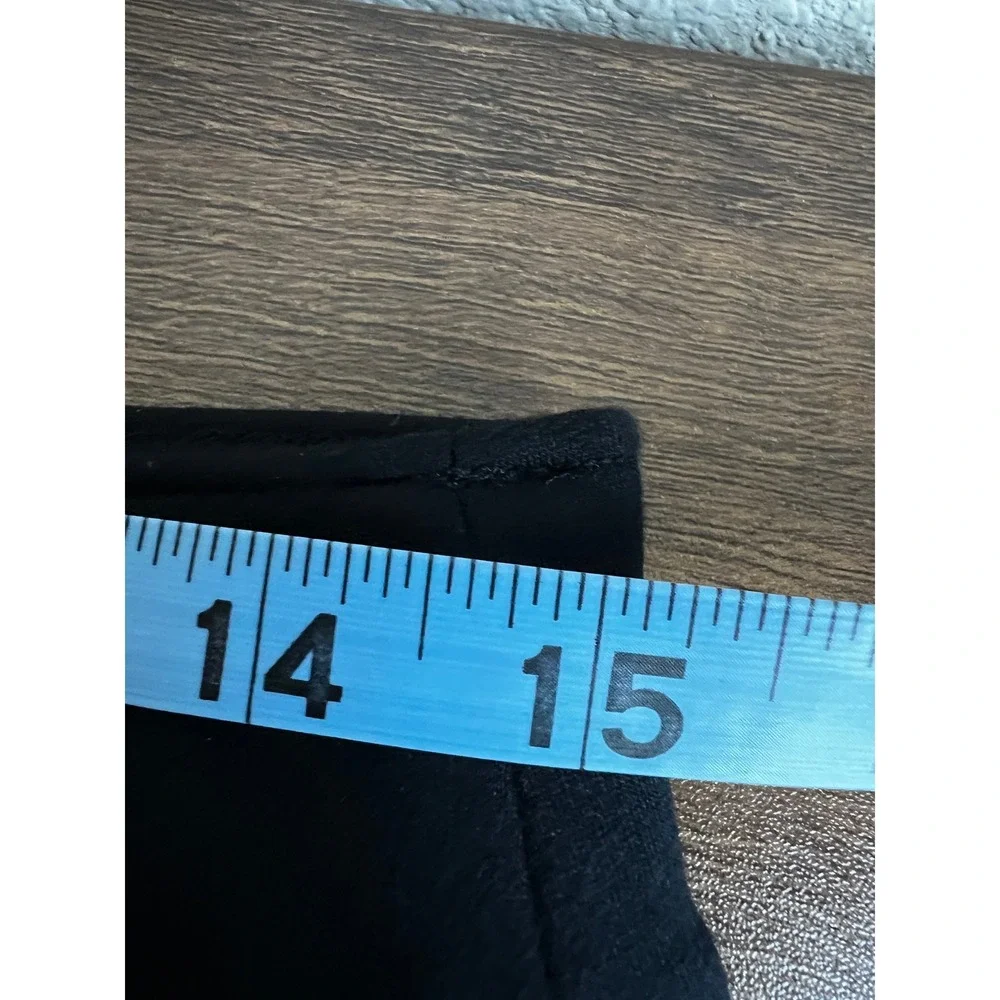 SPANX Black PerfectFit Ponte Slim Straight Pants Trousers‎ 20254R Pull On Size L